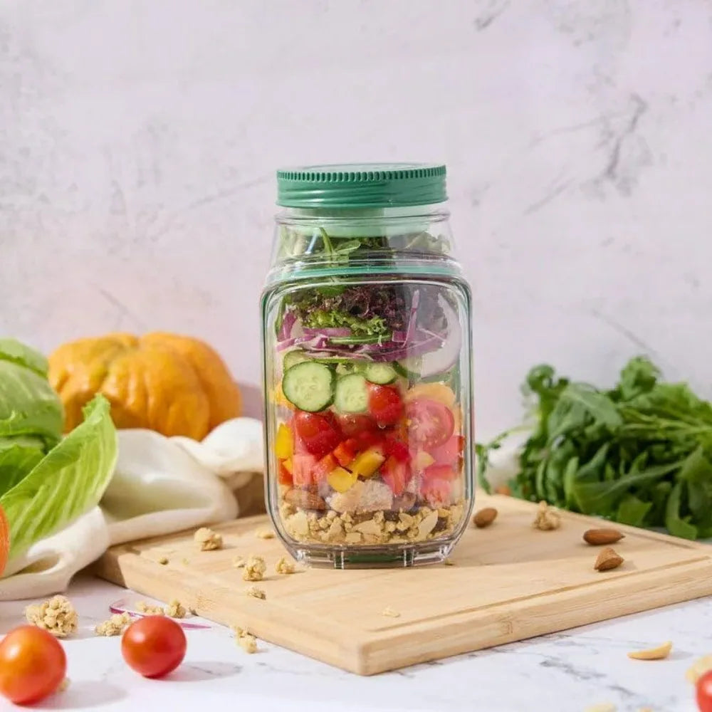 Salad Jar for Lunch Vertical