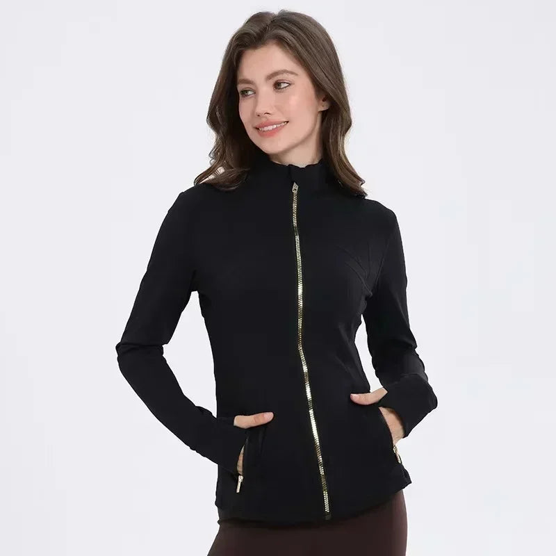 Lemon Women Defines Jacket Gym Autumn Winter Outerwear