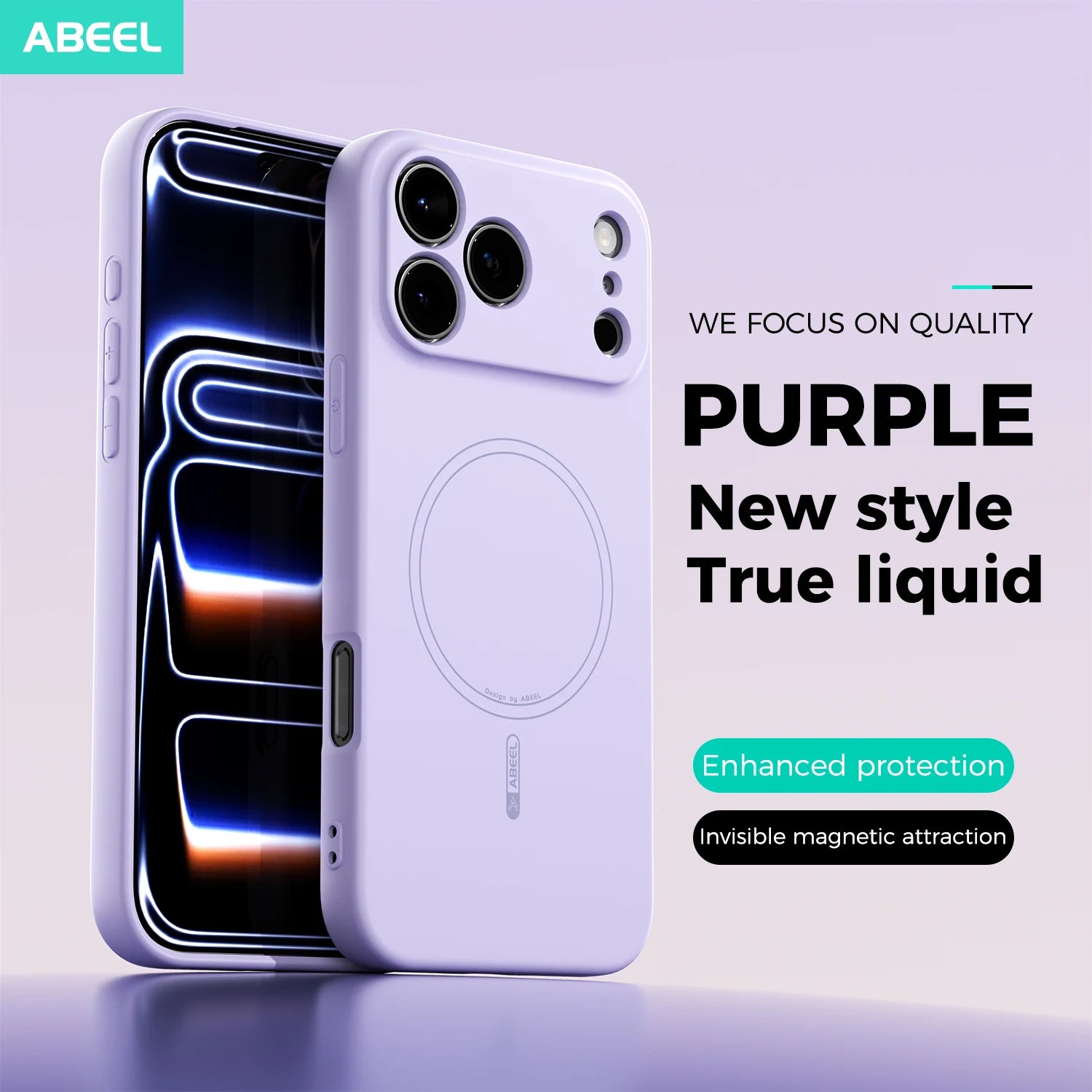 Liquid Silicone For Magsafe Magnetic iphone case