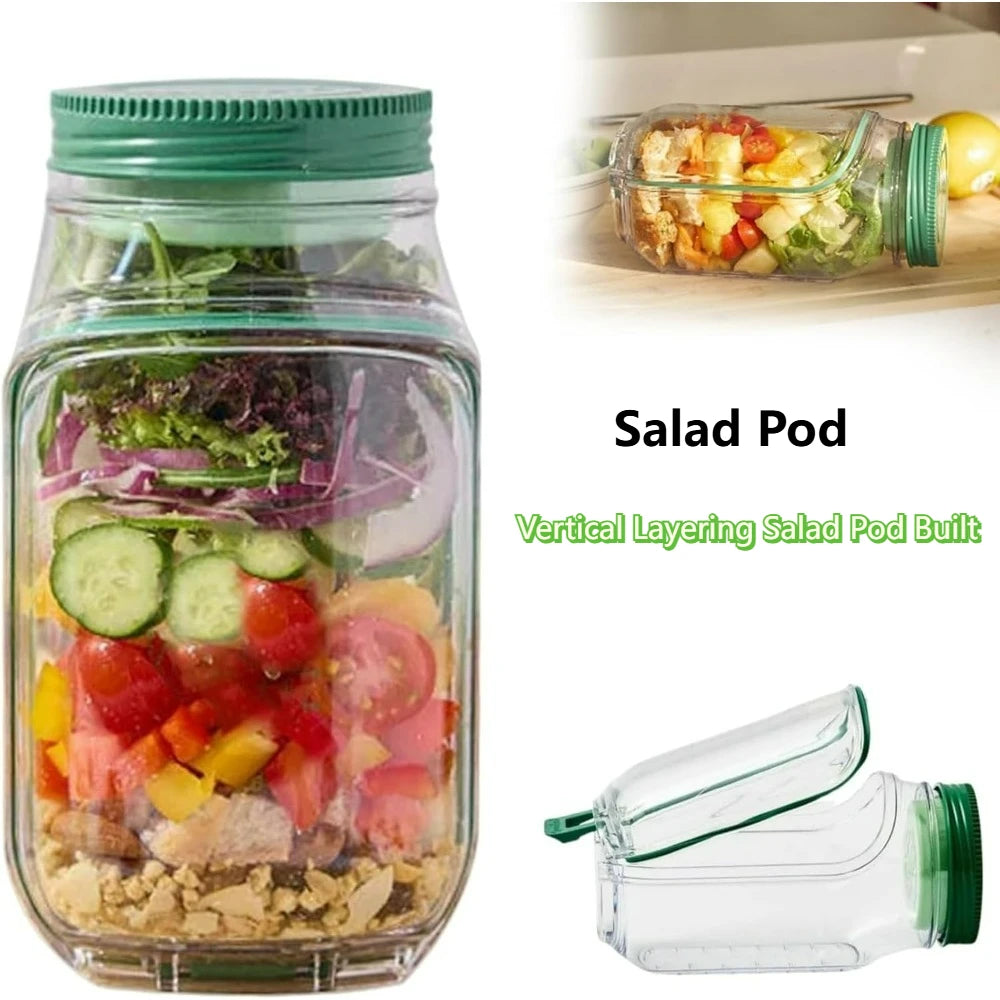 Salad Jar for Lunch Vertical