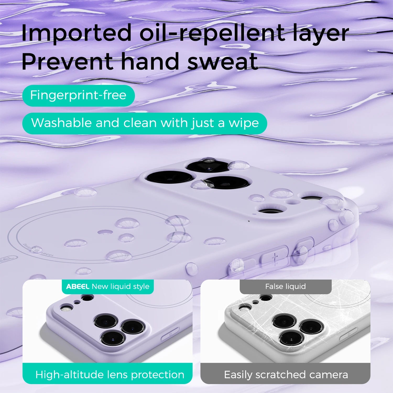 Liquid Silicone For Magsafe Magnetic iphone case